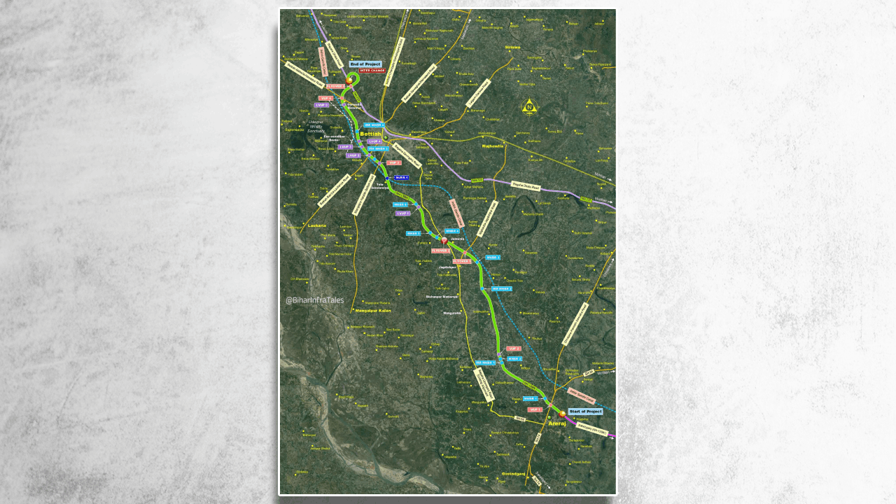 NHAI Receives Four Bids for 78.94 km Sahebganj–Areraj–Bettiah NH-139W Project